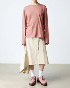 Zapatos Lowell Moc Toe de piel Nubuck in Rosa Empolvado