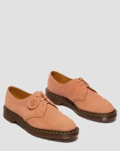 Zapatos 1461 Made in England en piel Nobuk in Rosa