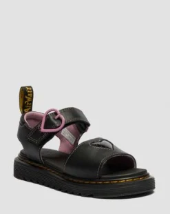 Zapatos Marlowe Ii Glitter de piel con tiras para junior in Negro