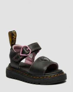 Zapatos Marlowe Ii Glitter de piel con tiras para niños in Negro