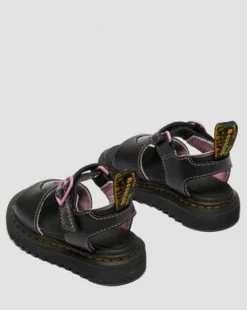 Zapatos Marlowe Ii Glitter de piel con tiras para niños in Negro