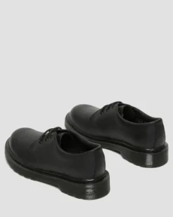 Zapatos 1461 Mono para junior de piel Softy T in Negro