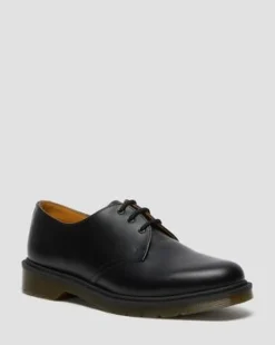 Zapatos 1461 Narrow Plain Welt de piel Smooth in Negro