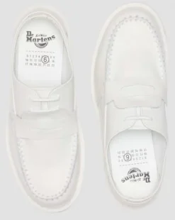 ZAPATOS 1461 / PENTON MM6 DE PIEL in Blanco