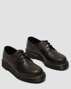 Zapatos 1461 Phoenix de piel Vintage Smooth in Negro