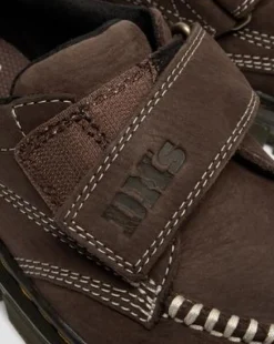 Zapatos Raffe Strap de piel Tumbled Nubuck para junior in Marrón Oscuro