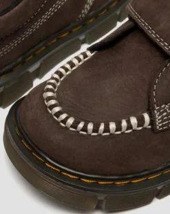 Zapatos Raffe Strap de piel Tumbled Nubuck para junior in Marrón Oscuro
