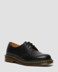 Zapatos 1461 Vintage de piel Quilon in Negro