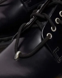 Zapatos Zeffir Bex de piel con 5 ojales&nbsp; in Negro