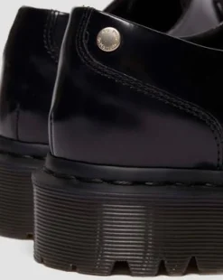 Zapatos Zeffir Bex de piel con 5 ojales&nbsp; in Negro