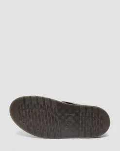Zuecos con plataforma Laketen de piel in Negro