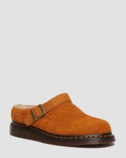 Zuecos Isham de ante con forro sintético in Pecan Brown