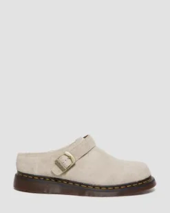 Zuecos Isham de ante con forro sintético in Vintage Taupe