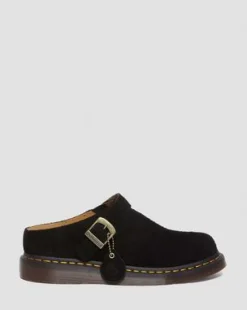 Zuecos Isham de ante Desert Oasis in Negro