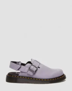 Zuecos Jorge II de ante in Morado