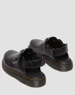 Zuecos Jorge II de piel Brando in Negro