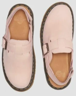 Zuecos Jorge Ii de piel Nubuck&nbsp; in Rosa Polvo