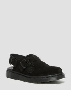 Zuecos Jorge Made in England de ante in Negro