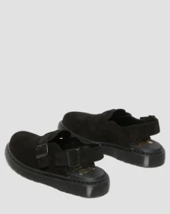 Zuecos Jorge Made in England de ante&nbsp; in Negro