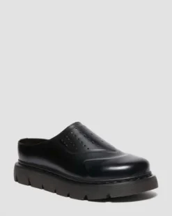 Zuecos VENT XX02 de piel in Negro